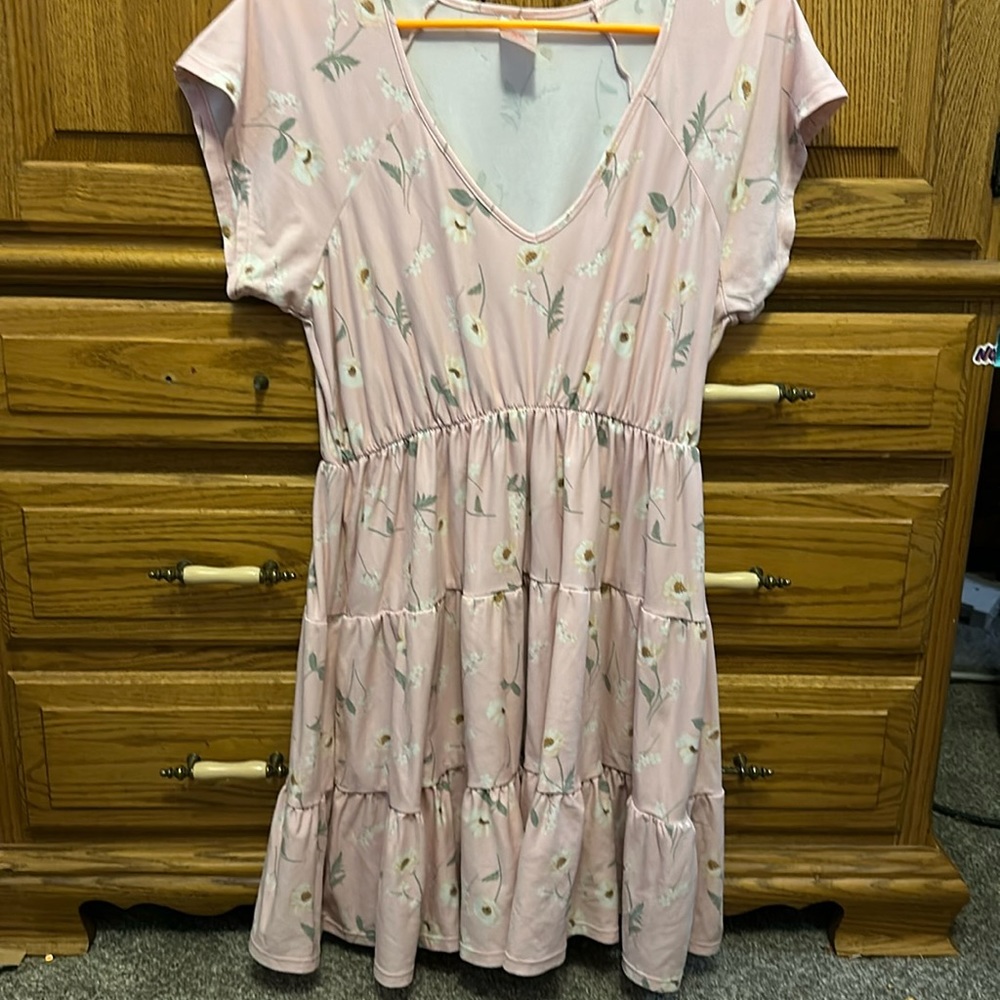 Adorable, pink dress